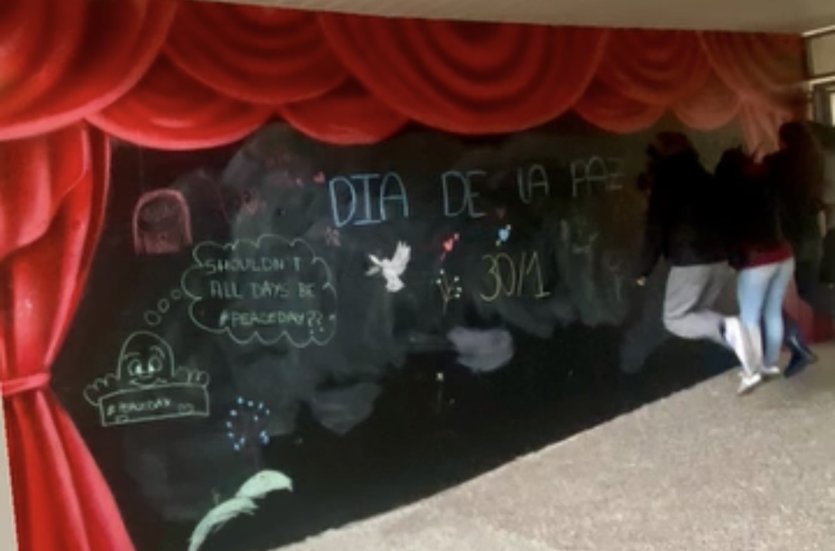Pizarra Día de la paz